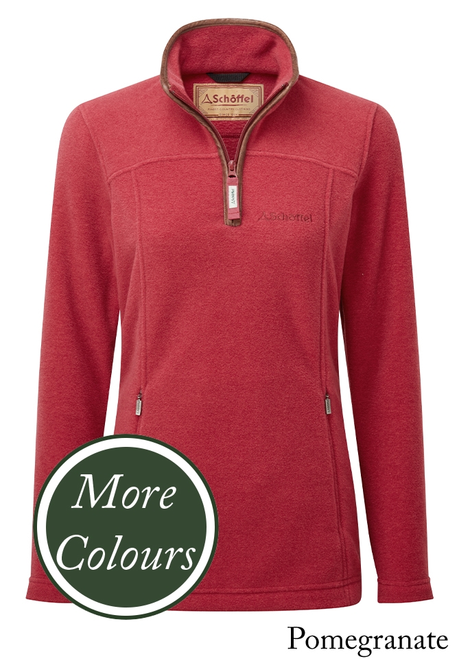 half zip ladies fleece