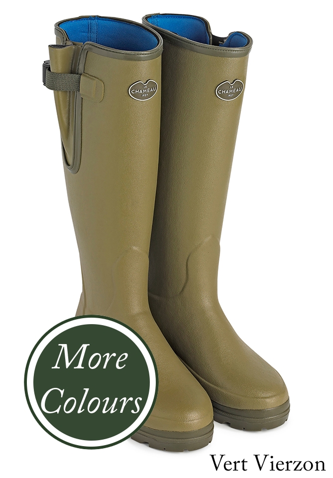 Le Chameau Ladies Vierzonord Neoprene Lined Wellingtons